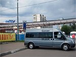 Бесплатный автобус Genser в пункт аренды автомобилей АрендаАвто-стп на ул.Добролюбова