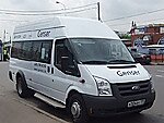 Бесплатный автобус Genser в пункт аренды автомобилей АрендаАвто-стп на Новорязанском шоссе